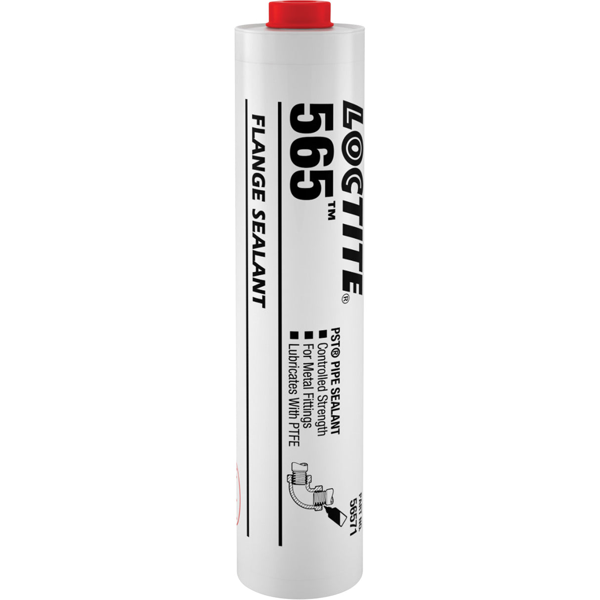 565 Thread Sealant, Cartridge, 300 ml, -54° C - 149° C/-65° F - 300° F