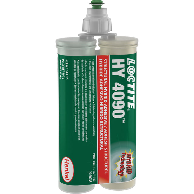 HY 4090™ Structural Repair Hybrid Adhesive, Two-Part, Dual Cartridge, 400 g, Off-White