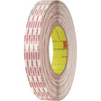 Double-Coated Tape, Polypropylene, 13 mm (1/2") W x 110 m (360') L, 6 mils Thick