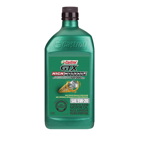 GTX® HIGH MILEAGE 5W20 Motor Oil, 1 L, Bottle