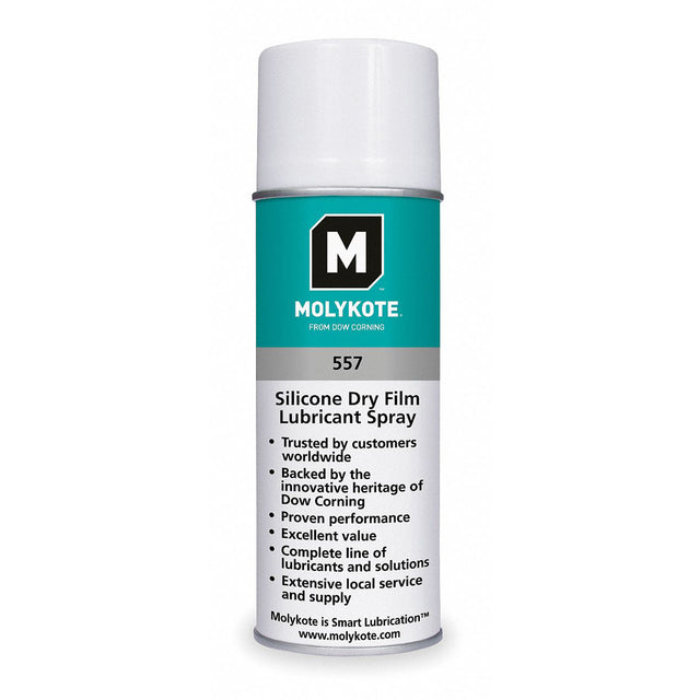 Molykote 557 Silicone Dry Film Lubricant, Aerosol Can