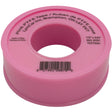 Teflon® Tape, 520" L x 1/2" W, Pink