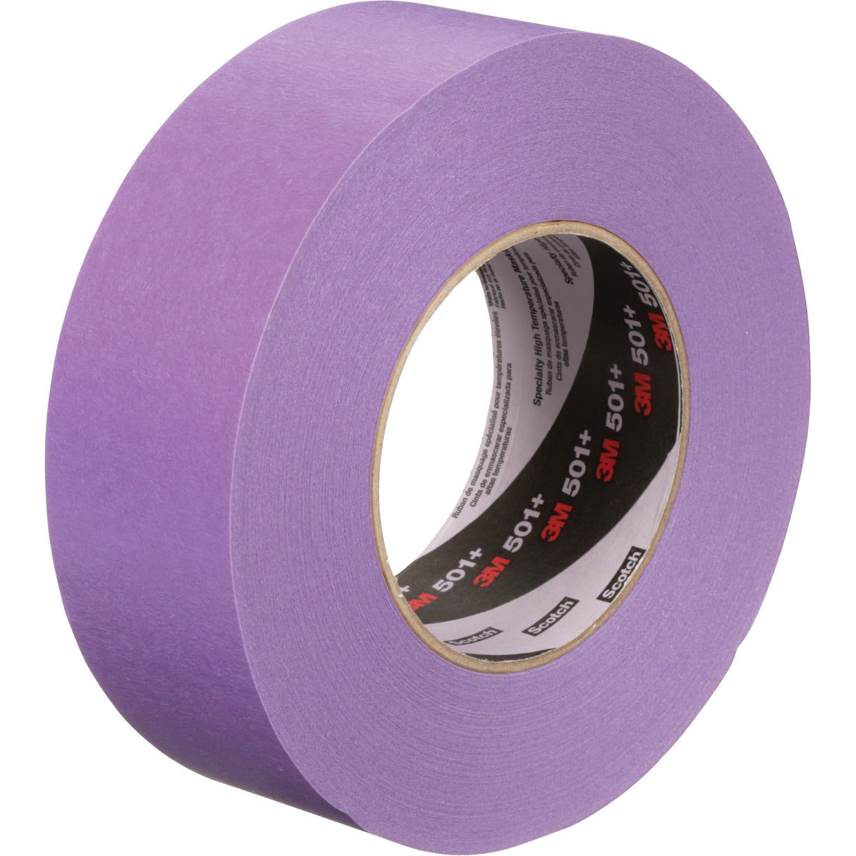 501+ Specialty High-Temperature Masking Tape, 48 mm (2") x 55 m (180'), Purple