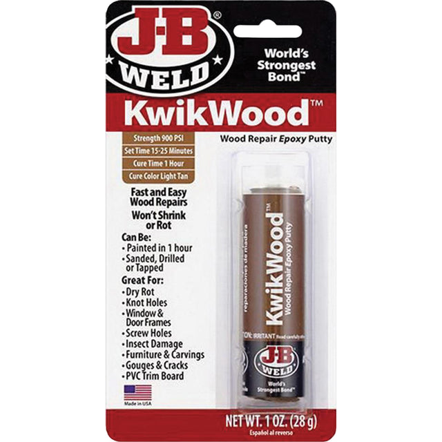 KwikWood Epoxy, 2 oz., Stick, Tan