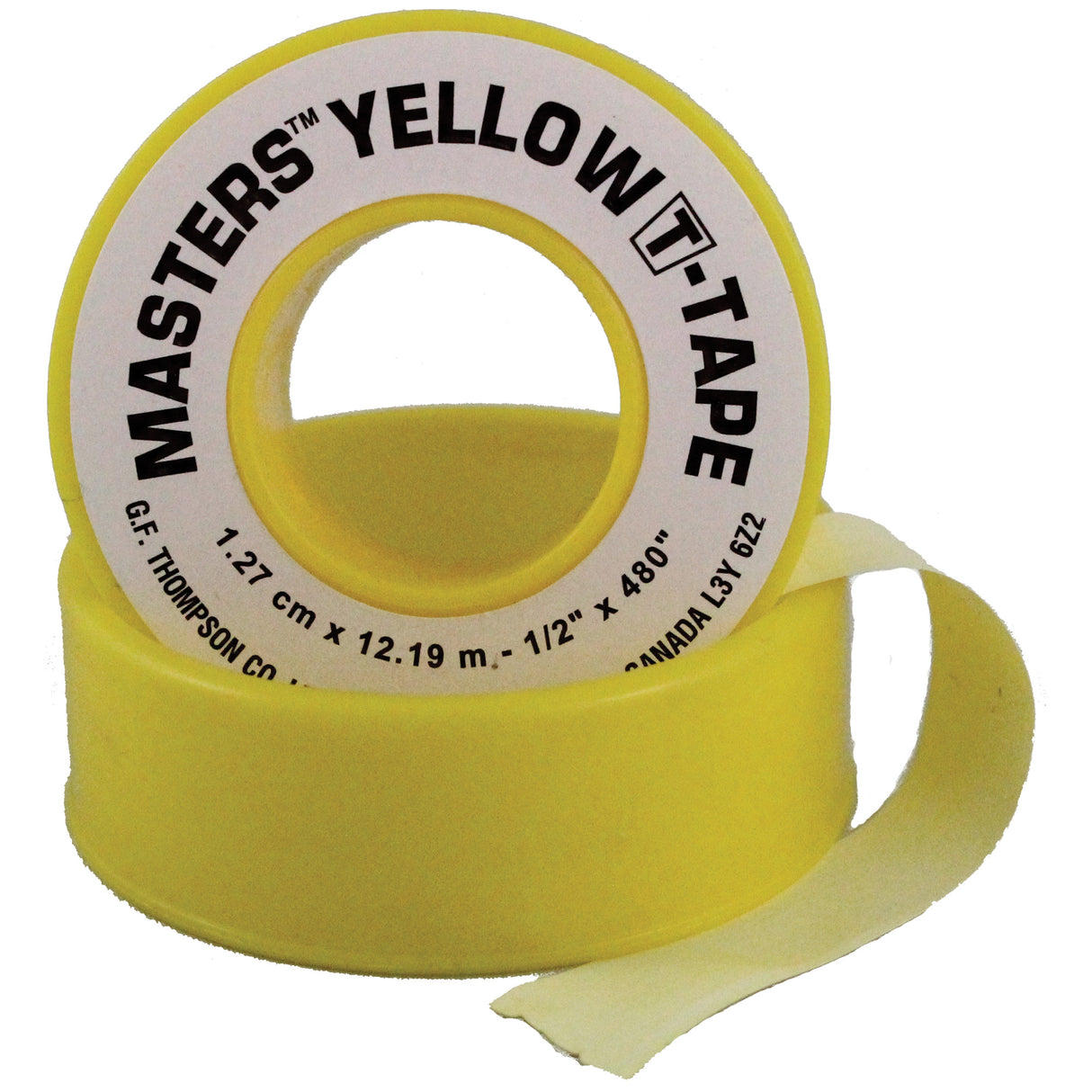 T-Tape, 260" L x 1/2" W, Yellow