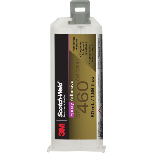 Scotch-Weld™ Adhesive, 50 ml, Dual Cartridge, Two-Part, White