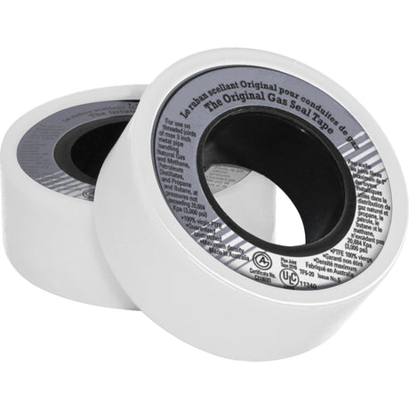 PTFE Thread Sealant Tape, 480" L x 3/4" W, White