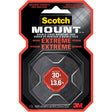 Scotch-Mount™ Extreme Double-Sided Mounting Tape, 25.4 mm (1") x 1.52 m (5'), Black