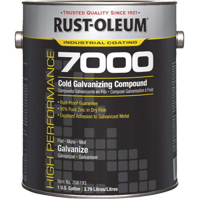 High-Performance 7000 System Cold Galvanizing Compound, Gallon
