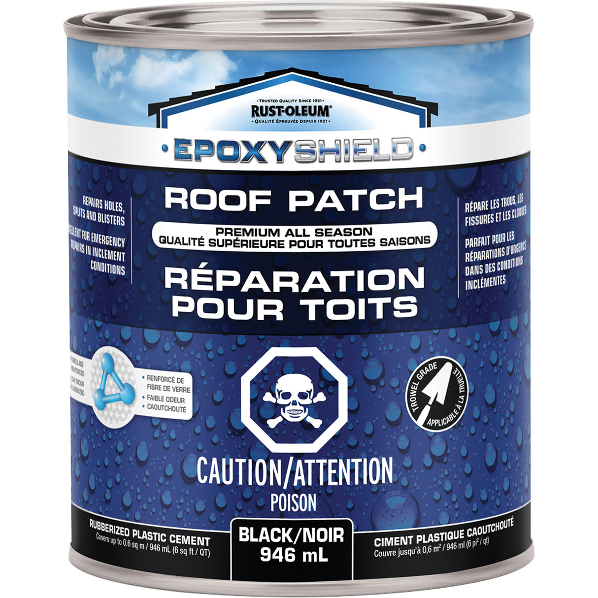 EpoxyShield® Premium All Season Wet/Dry Roof Patch