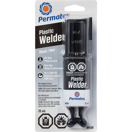 Plastic Welder™ Epoxy, 25 ml, Syringe, Two-Part, Black