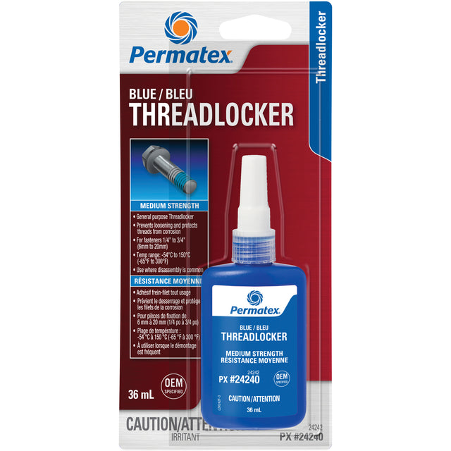 Threadlocker, Blue, Medium, 36 ml, Bottle