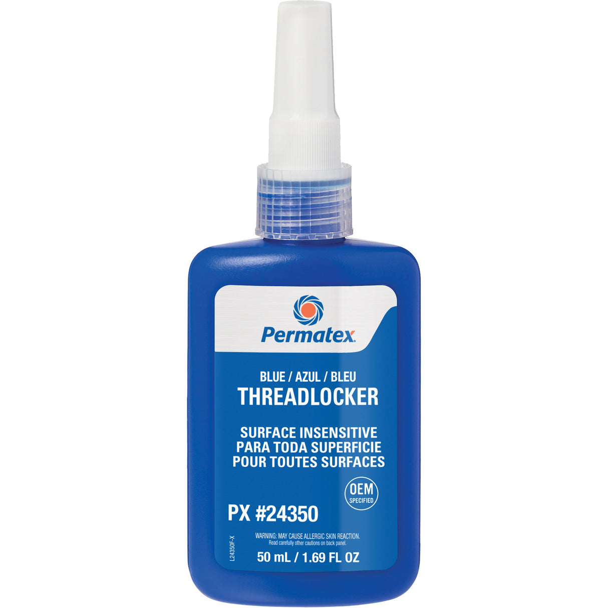 Surface Insensitive Threadlocker, Blue, High, 50 ml, Bottle