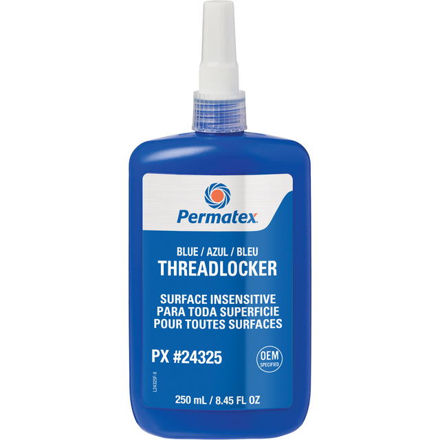 Surface Insensitive Threadlocker, Blue, High, 250 ml, Bottle