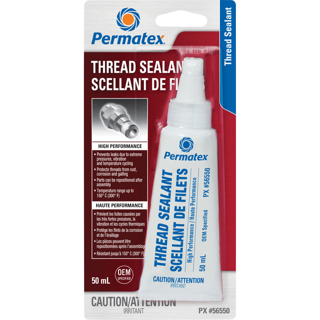 High Performance Thread Sealant, Tube, 50 ml, -54° C - 149° C/-65° F - 300° F