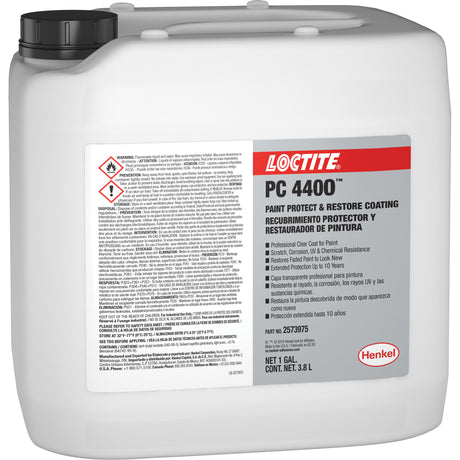 PC 4400 Paint Protect & Restore Coating, 3.8 L, Jug, Clear