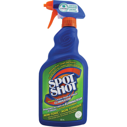 Spot Shot® Professional Instant Carpet Stain Remover & Odour Eliminator, 650 ml, Trigger Bottle