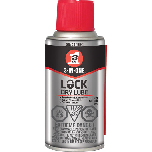 3-in-One® Lock Dry Lubricant, Aerosol Can