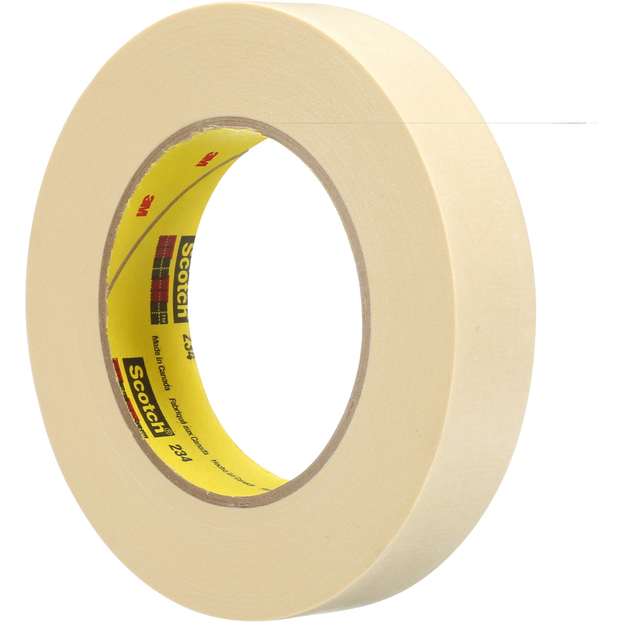 General-Purpose Masking Tape, 24 mm (1") x 55 m (180'), Tan