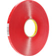 VHB™ Tape, 66 m (216') L x 6 mm (1/4") W, 23 mils, Acrylic