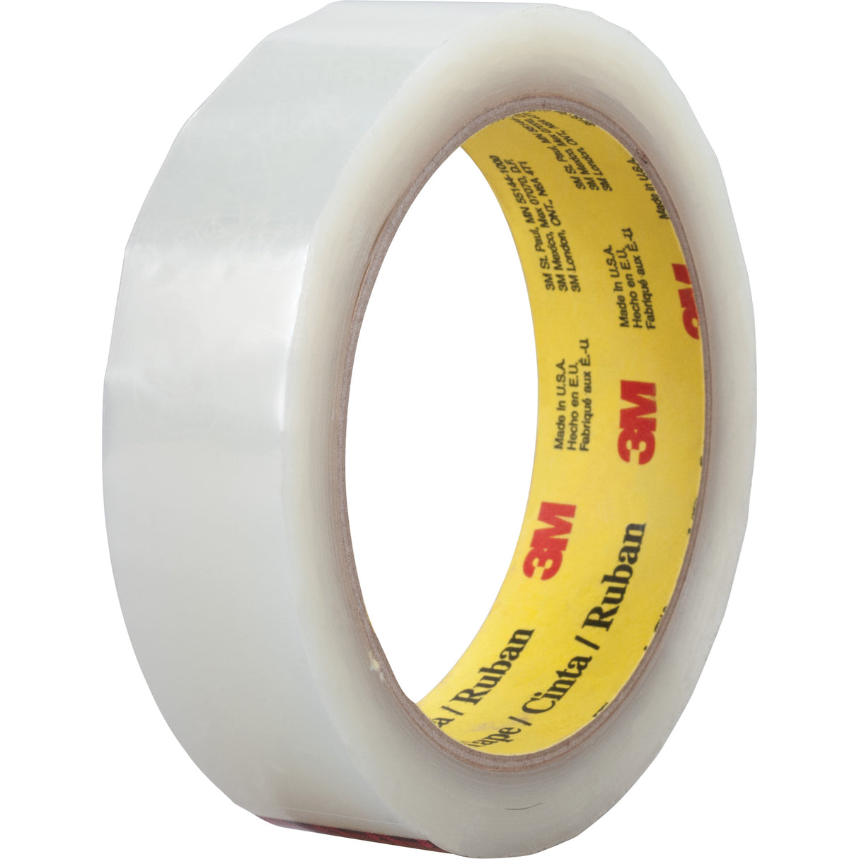 Polyester Film Tape, Polyester, 50.8 mm (2") W x 66 m (216') L, 2 mils Thick