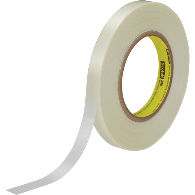 Scotch® Filament Tape, 6.6 mils Thick, 9 mm (0.35") x 55 m (180')