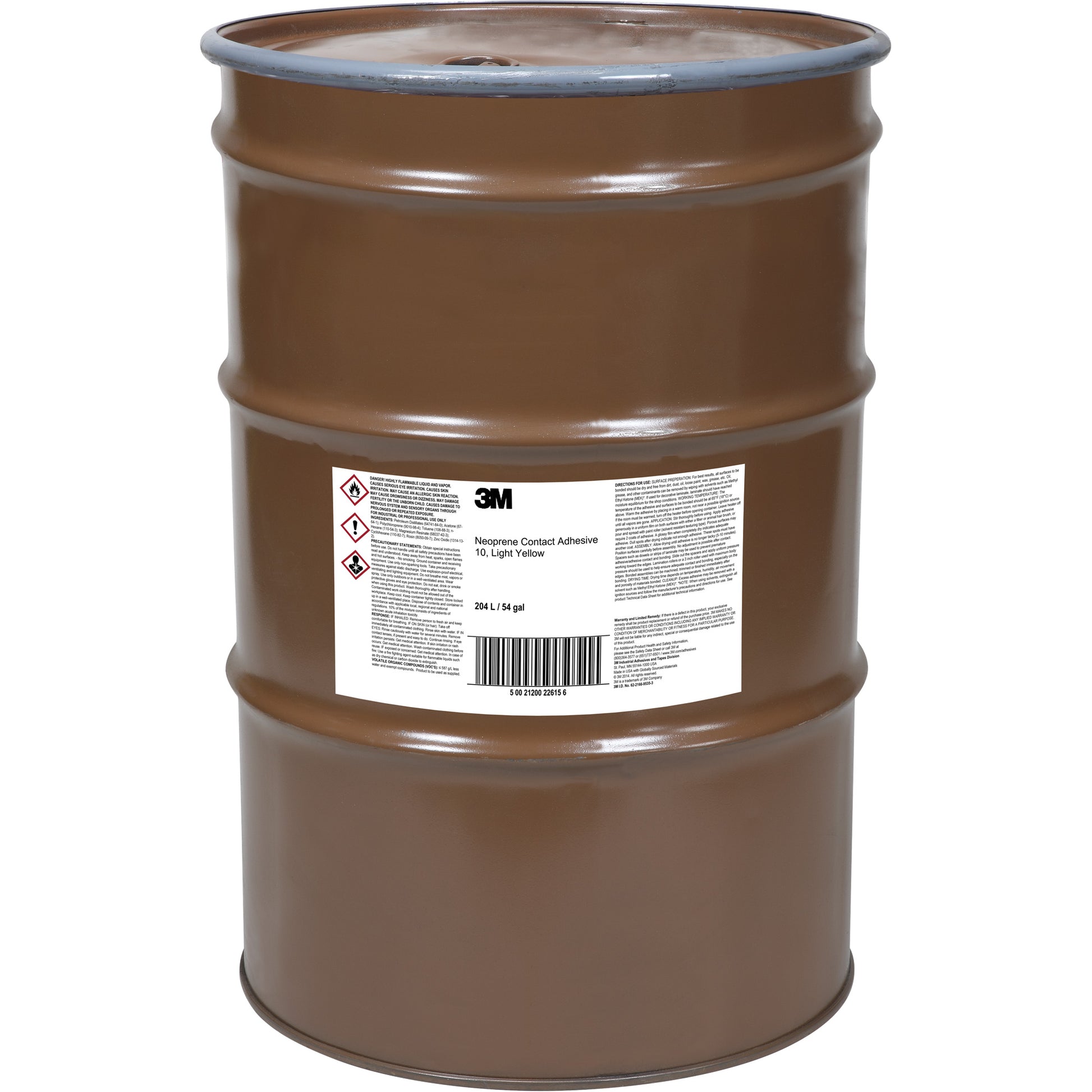 Fastbond™ Contact Adhesive, Drum, 54 Gal., Off-White