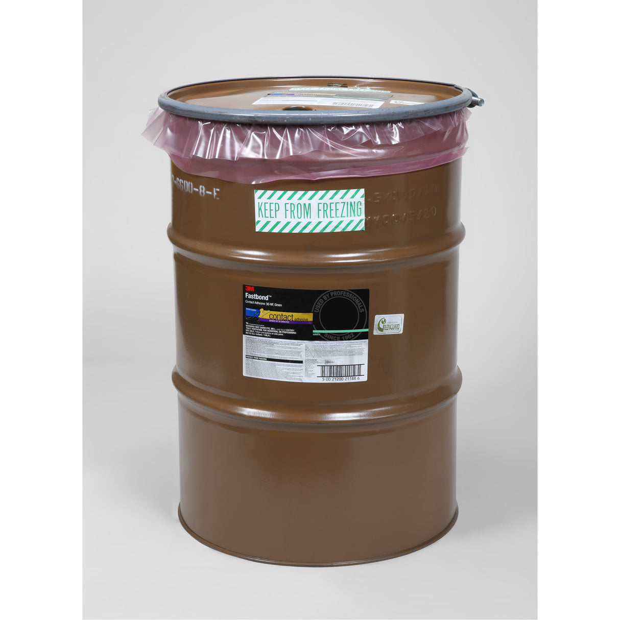 Fastbond™ Contact Adhesive, Drum, 52 gal., Green