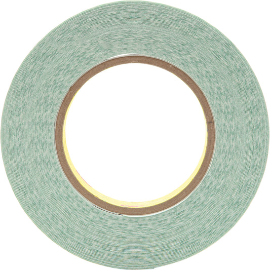 Double-Coated Film Tape, Polyethylene, 13 mm (1/2") W x 33 m (108') L, 9 mils Thick