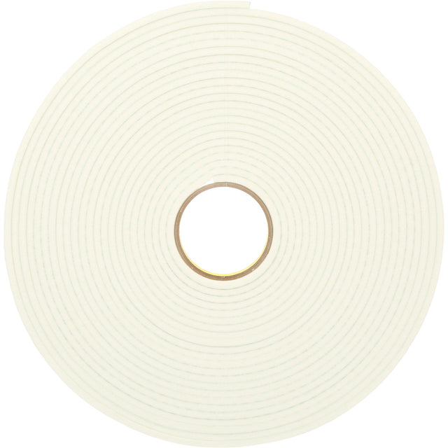 Double-Coated Urethane Foam Tape, 16.5 m (54') L x 12.7 mm (1/2") W, 25 mils, Urethane