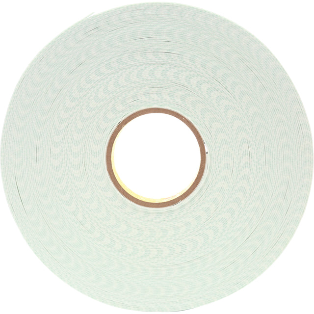 Double-Coated Urethane Foam Tape, 33 m (108') L x 25.4 mm (1") W, 62.5 mils, Urethane