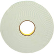 Double-Coated Foam Tape, 33 m (108') L x 25.4 mm (1") W, 62 mils, Urethane