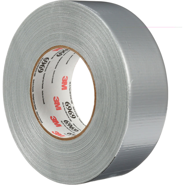 6969 Extra Heavy-Duty Duct Tape, 10.7 mils, Silver, 48 mm (2") x 55 m (180')