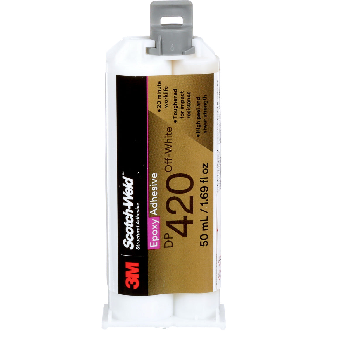 Scotch-Weld™ Adhesive, 1.25 fl. oz., Cartridge, Two-Part, Off-White