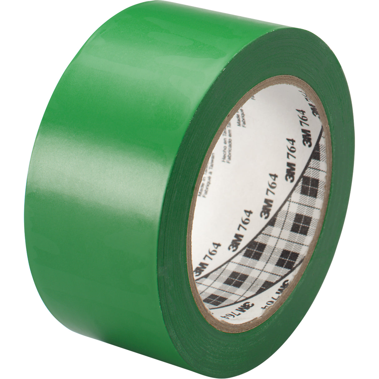 764 General-Purpose Vinyl Tape, 25.4 mm (1") W x 32.9 m (108') L, 5 mils, Green