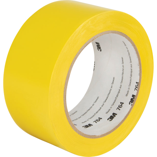 764 General-Purpose Vinyl Tape, 50.8 mm (2") W x 32.9 m (108') L, 5 mils, Yellow