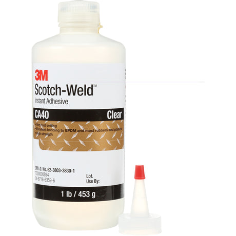 Scotch-Weld™ Instant Adhesive CA5, Clear, Bottle, 1 lbs.