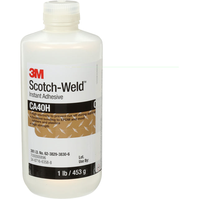 Scotch-Weld™ Instant Adhesive, Clear, Bottle, 1 lbs.