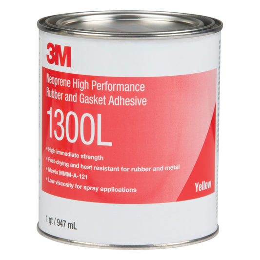 Rubber & Gasket Adhesive, Can, Yellow