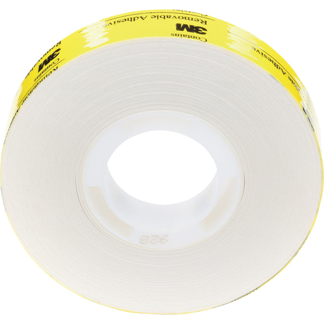 Scotch® ATG Repositionable Tissue Tape  928, 12.7 mm (1/2") x 16.5 m (54'), Clear
