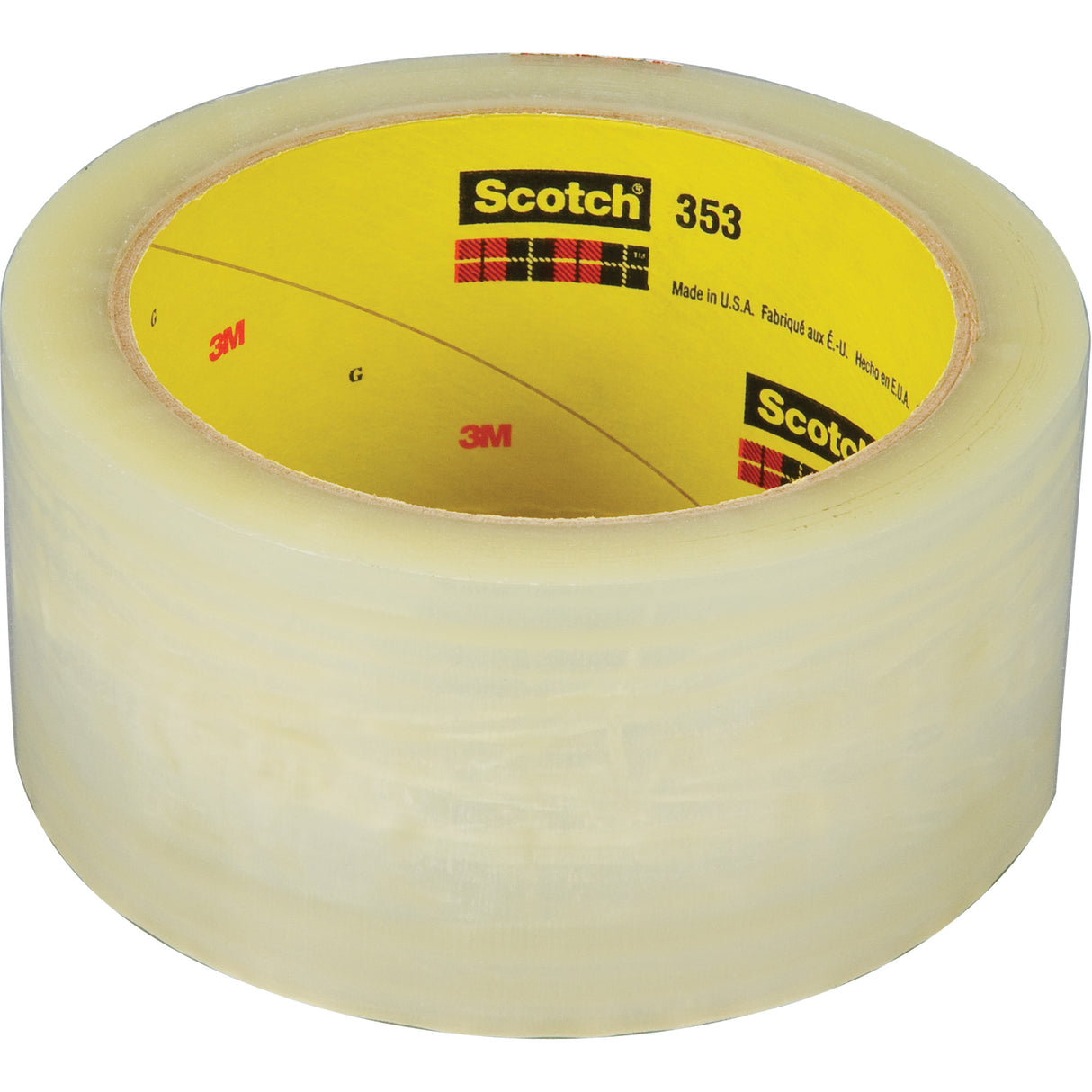 Scotch® Box Sealing Tape, Acrylic Adhesive, 1.9 mils, 48 mm (2") x 50 m (164')