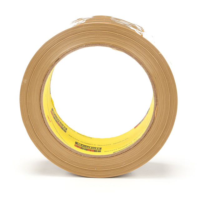 Scotch® Box Sealing Tape, Hot Melt Adhesive, 3.1 mils, 48 mm (2") x 50 m (164')