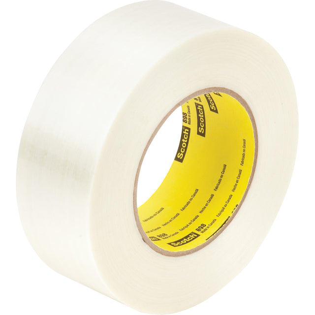 Scotch® Filament Tape, 6.6 mils Thick, 12 mm (1/2") x 33 m (108')