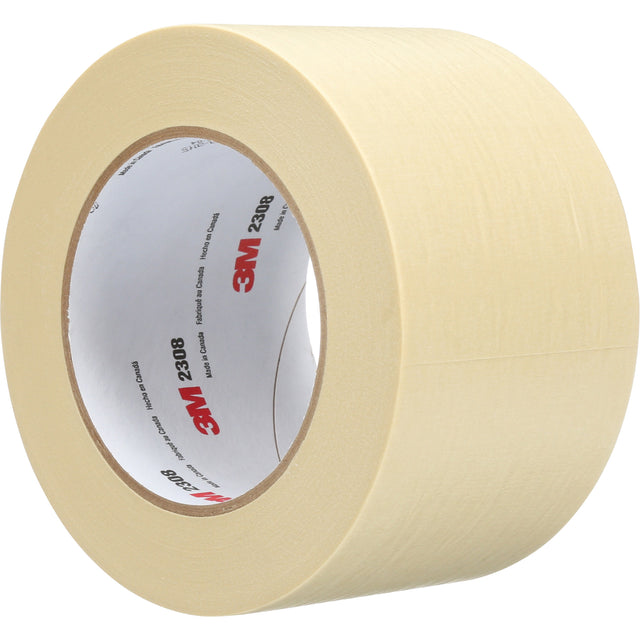 2308 Masking Tape, 72 mm (3") x 55 m (180'), Tan