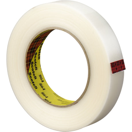 Scotch® Reinforced Strapping Tape, 5.6 mils Thick, 12 mm (1/2") x 330 m (1082')