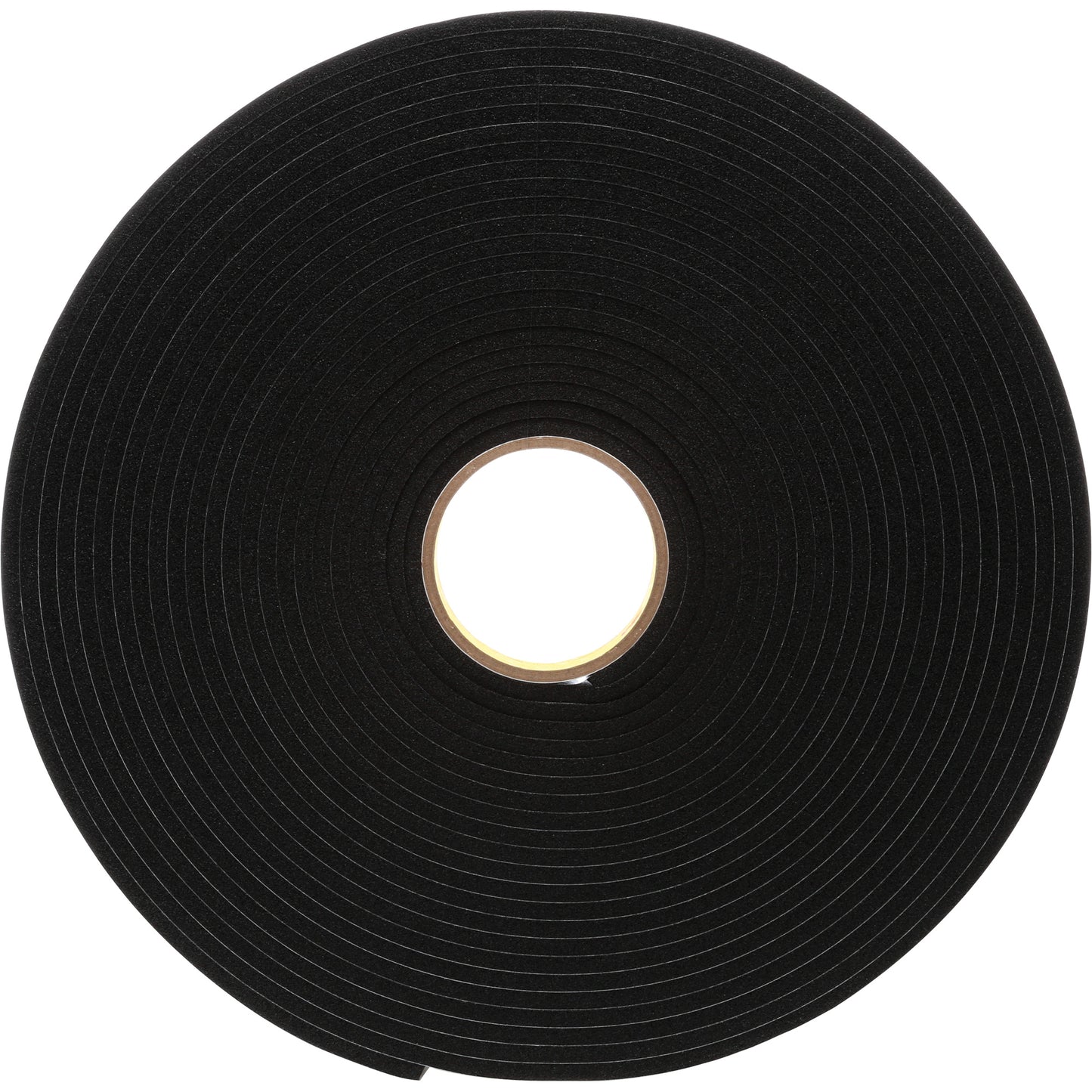 4504 Vinyl Foam Tape, 12 mm (1/2") W x 16.5 m (54') L, 250 mils, Black
