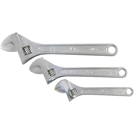 AW-3S Adjustable Wrench Set, Adjustable, 3 Pieces, Imperial and Metric