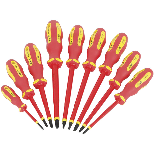 JISD-9S VDE Insulated Screwdriver Set, 9 Pcs.