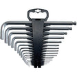 JBHK-17XL Jumbo Ball Nose Hex Key Set, 17 Pcs.