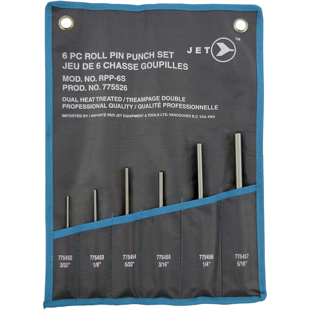 RPP-6S Roll Pin Punch Set, 6 Pieces